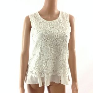 Good Night Macaroon Women's Tank Top White Size M